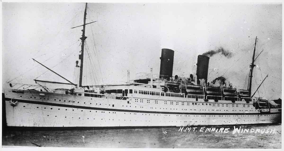 Zdjęcie: statek pasażerski HMT Empire Windrush